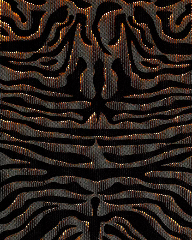 Digital Pattern Zebrya Led Amber