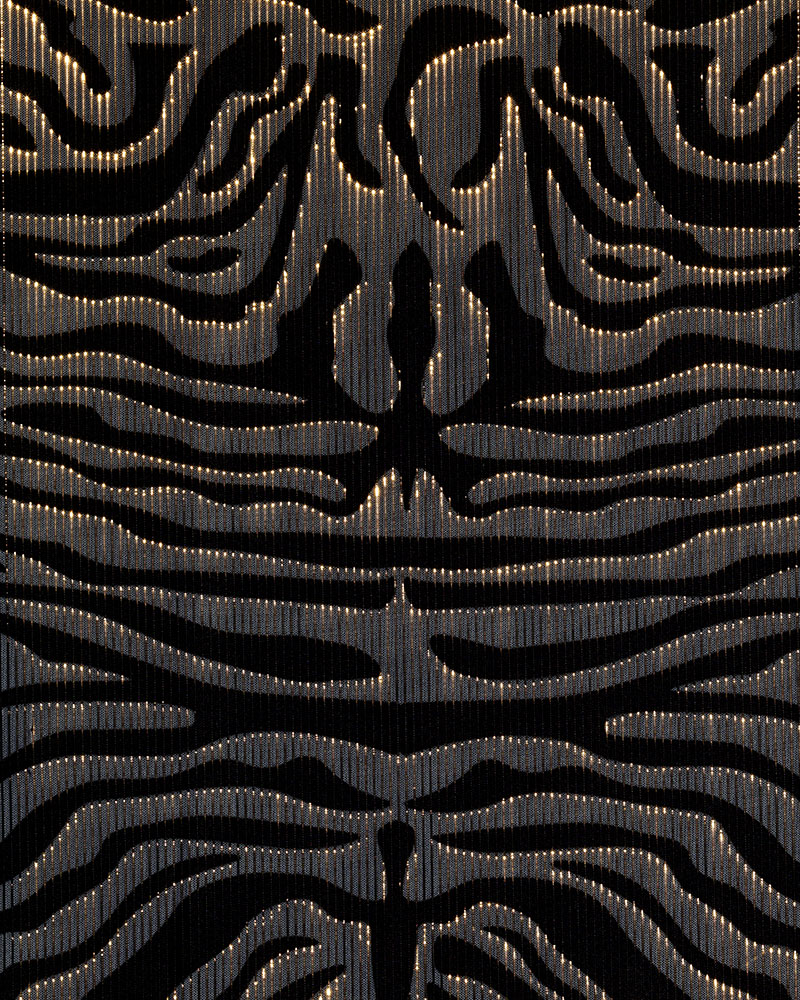 Digital Pattern Zebrya Led Champagne