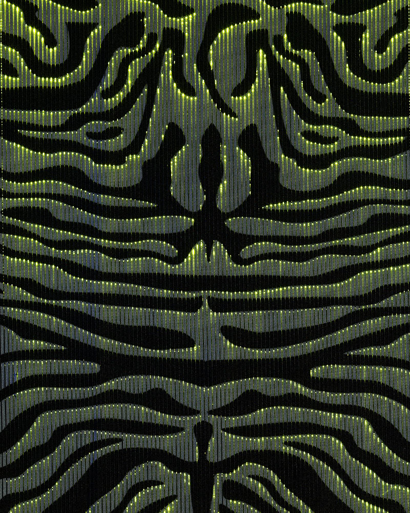 Digital Pattern Zebrya Led Lime