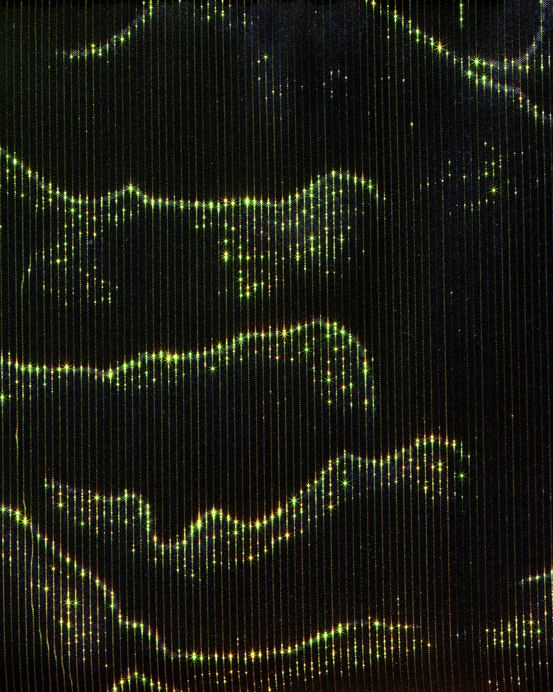 Digital Pattern Zephir Light Fusion - Lime+Amber