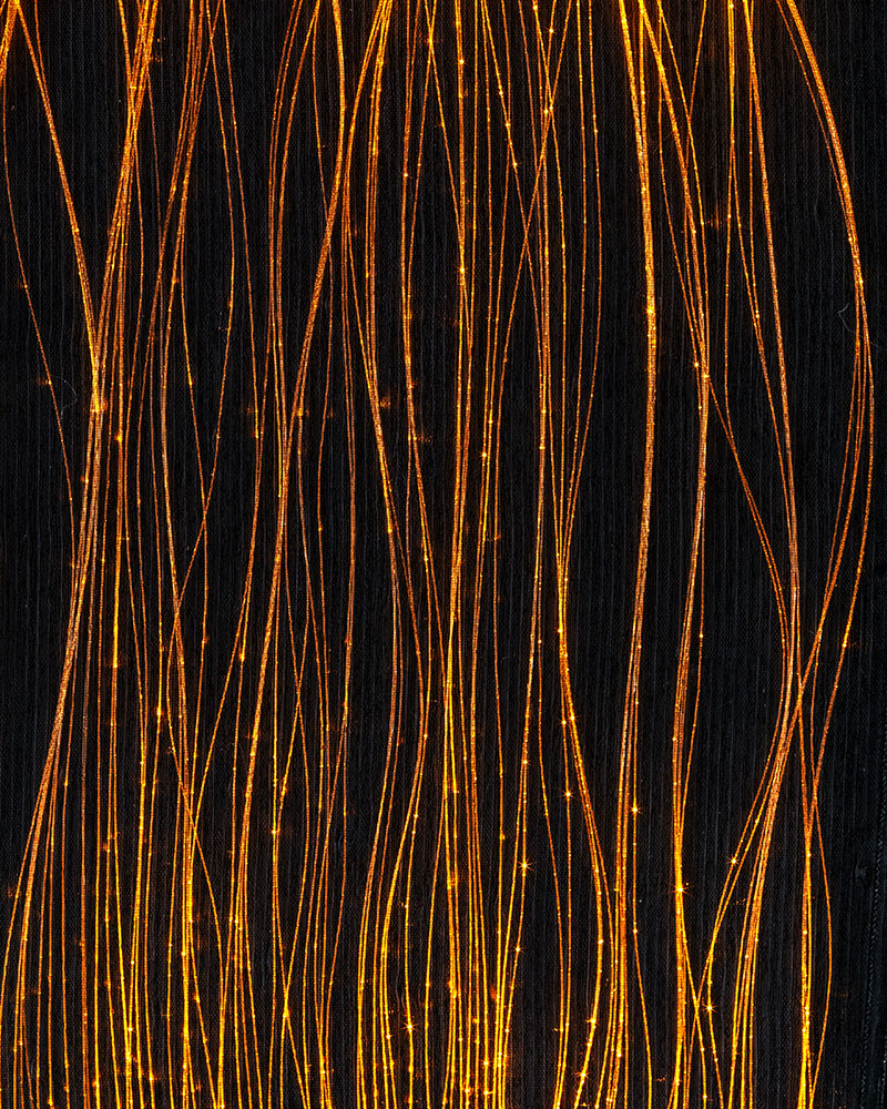 Organza Black Led Amber