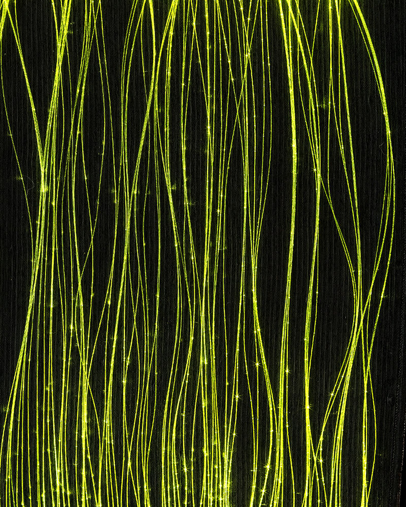 Organza Black Led Lime