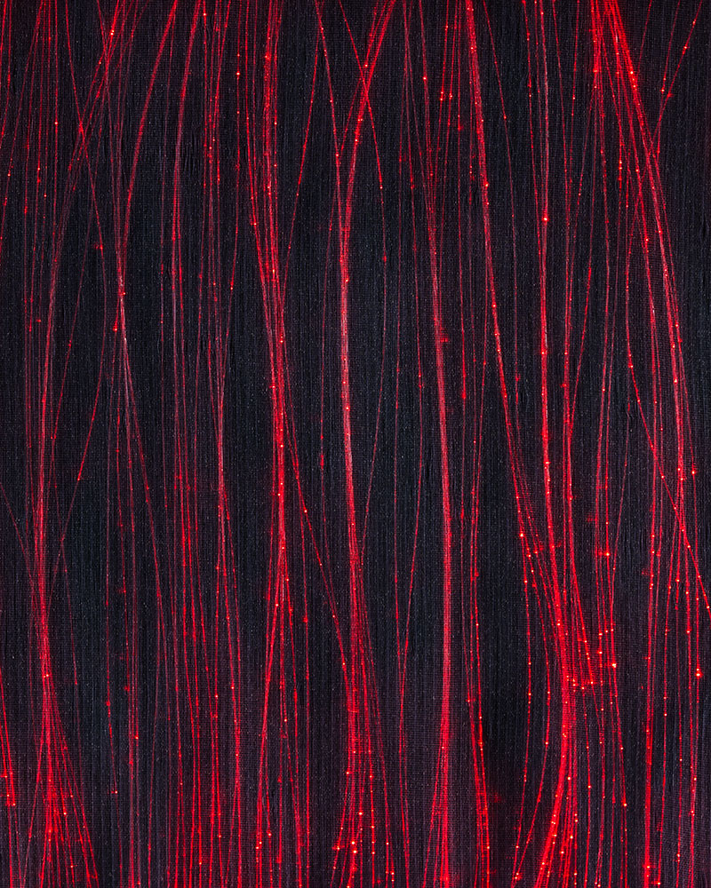 Organza White Led Nocturne Rouge